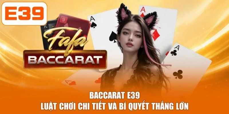 Baccarat E39 - Luật Chơi Chi Tiết Và Bí Quyết Thắng Lớn