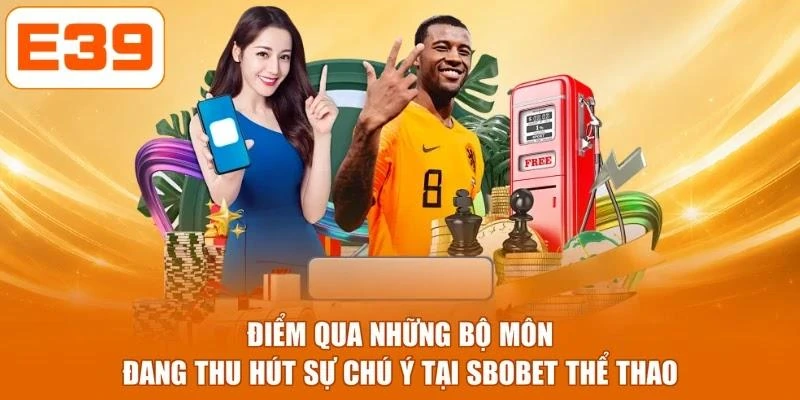 Điểm qua những bộ môn đang thu hút sự chú ý tại SBOBET thể thao