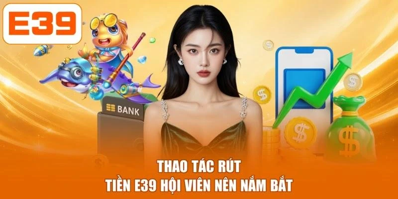 Thao tác rút tiền E39 hội viên nên nắm bắt